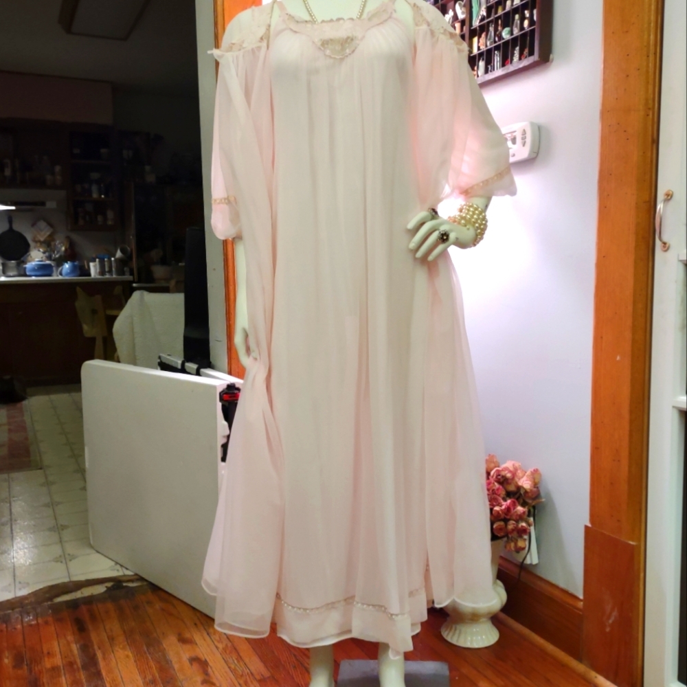 Elegant Pink Nightgown